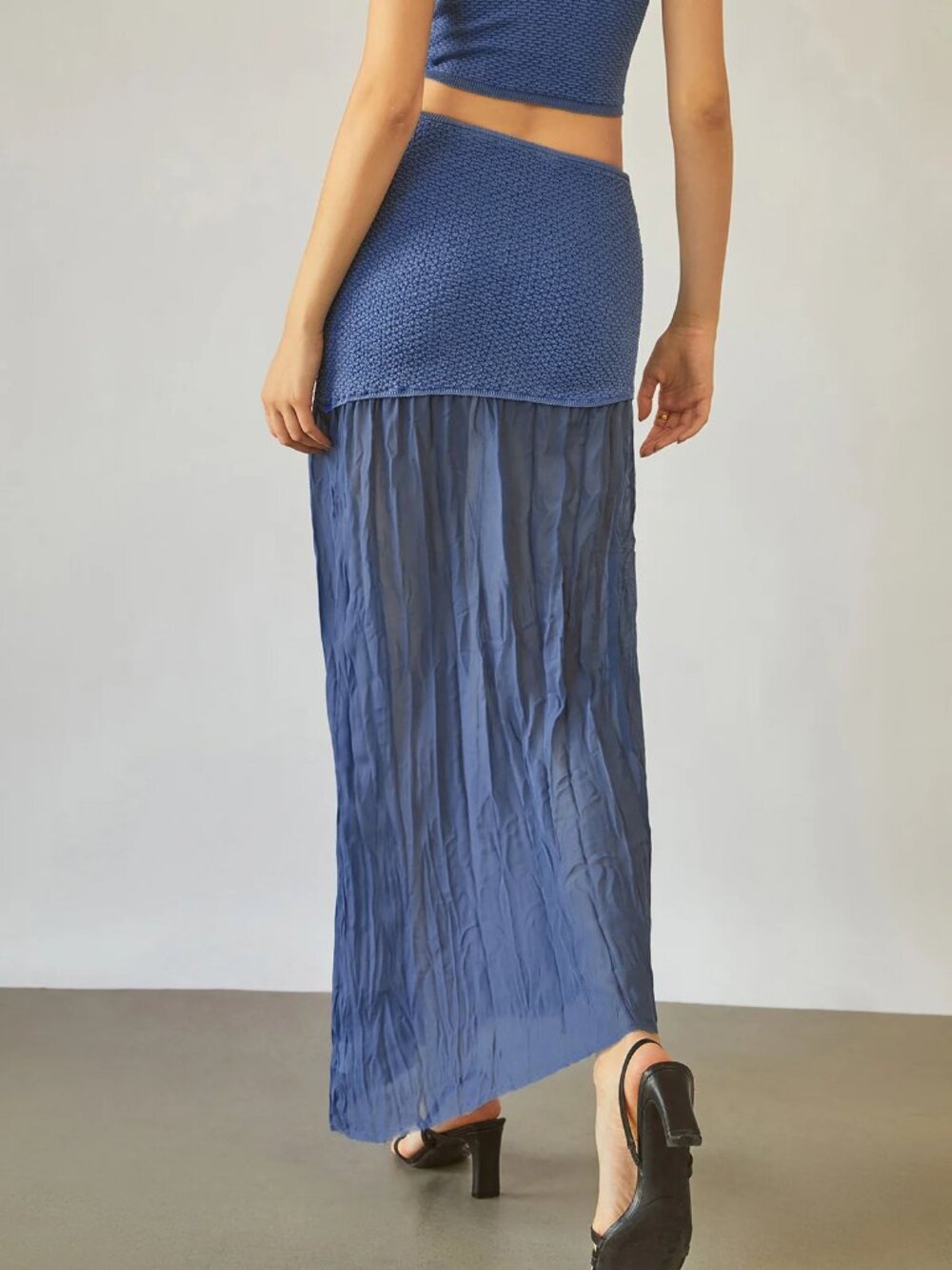 Sea Breeze Patchwork Maxi Skirt - Commense - Picture 5 of 6